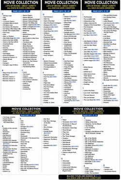DVD and Blu Ray Movies