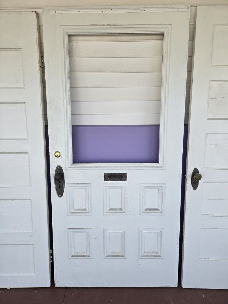 3 Victorian 19th Century Doors