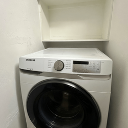 2022 Samsung Washer Dryer Set WF45R6100AW – Like New, 4.5/7.5 cu ft - Burleson, TX