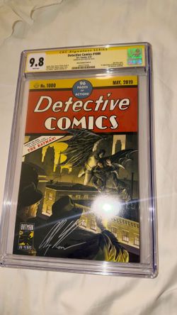 Batman Detective Comics #1000 CGC 9.8 Alex Ross Signed Yellow Label