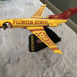 Florida State Seminoles Team Plane Die Cast Metal Model 