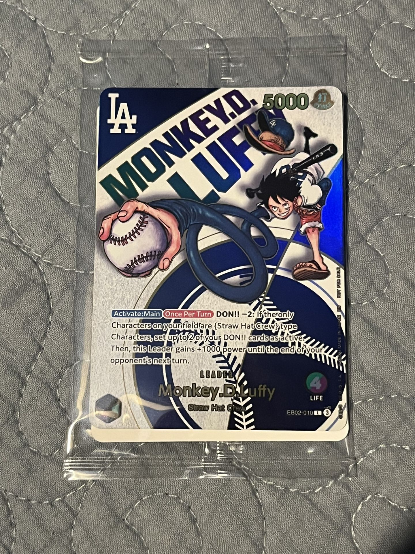 Dodgers One Piece Card Special Giveaway