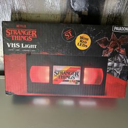 Stranger Things Video tape Cassette light