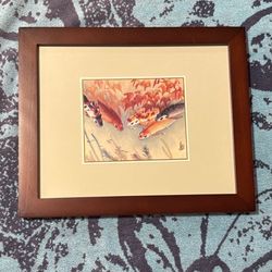 Koi Fish Framed Print, Daniel Wang