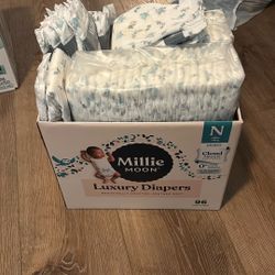 millie moon newborn diapers