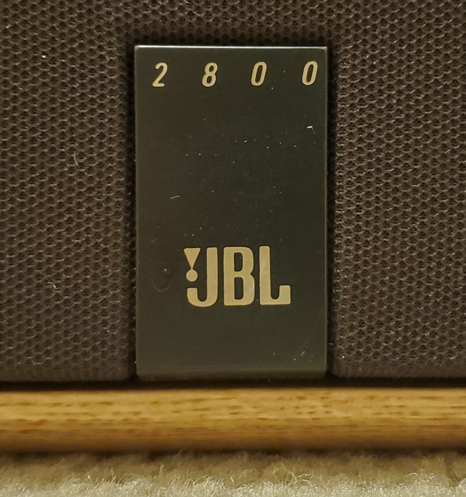 JBL 2800 speaker wood cabinet vintage speakers
