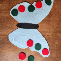 Butterfly Pattern Felt Activity 