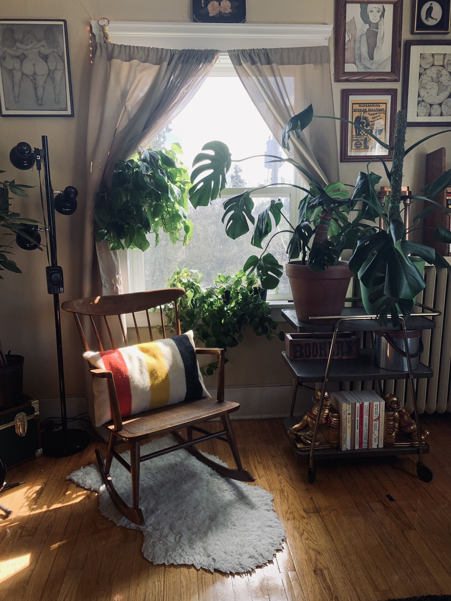 Vintage Danish Rocking Chair