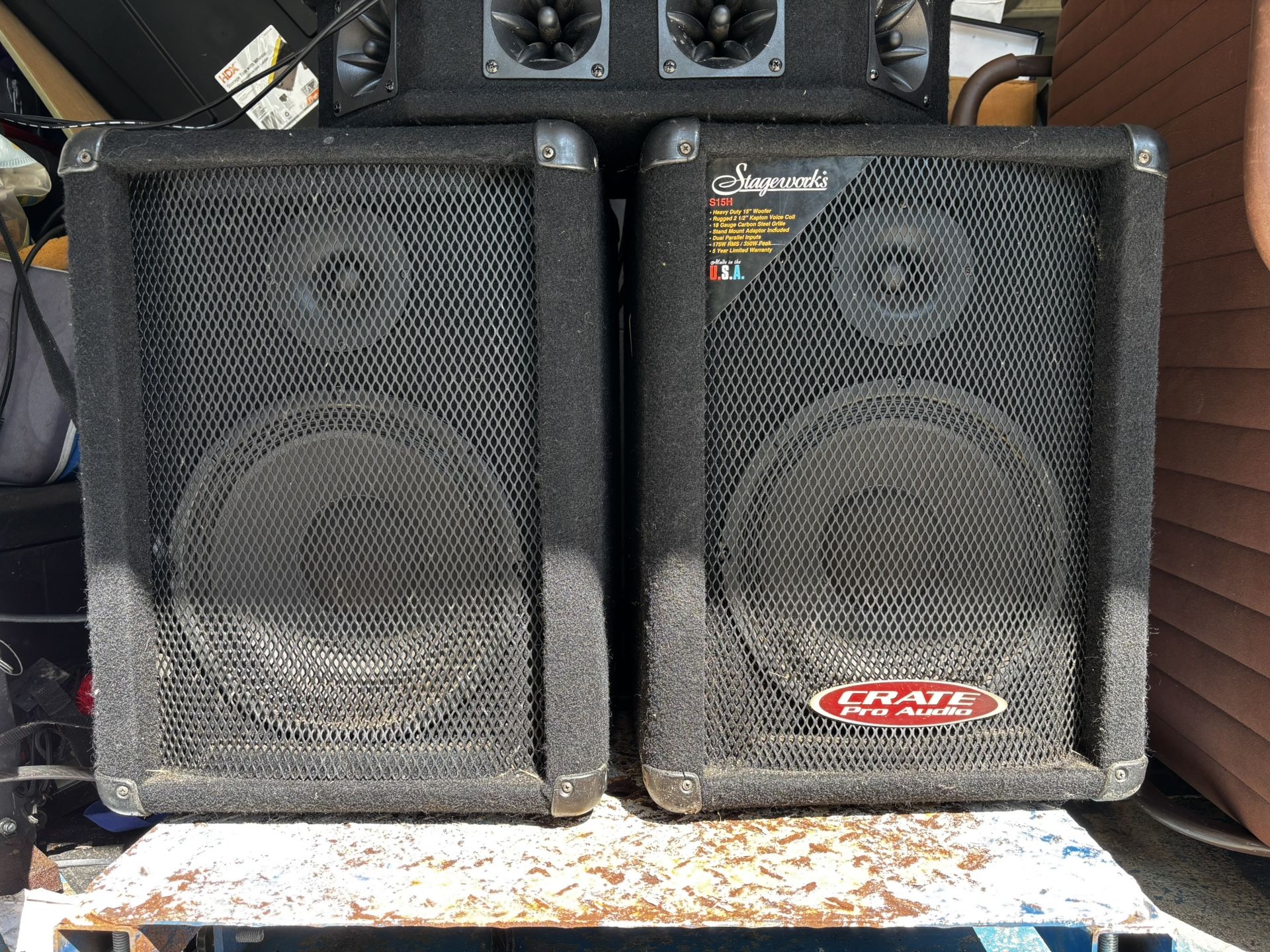 CRATE Pro Audio Speakers
