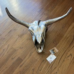 Metal Bull Skull