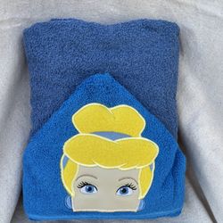 Cinderella Inspired Hooded Towel 