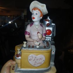 Custom Made Antique I Love Lucy Music Box 