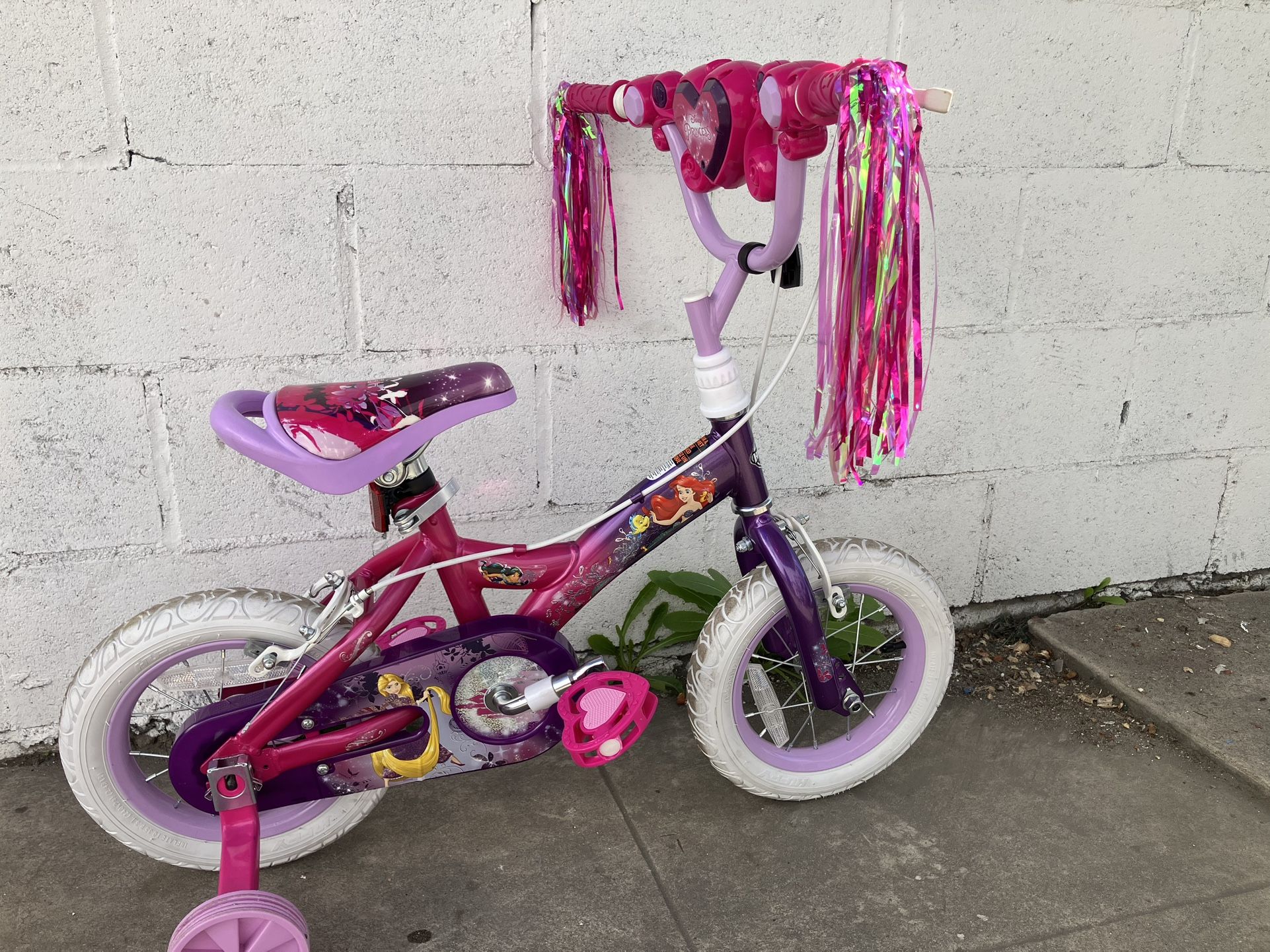 Huffy Disney Princess Toddler Bike. 12 Inch Tires 