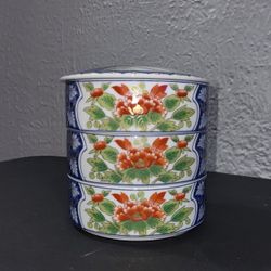 3- Tier Shiva-Taki Porcelain Bento Box