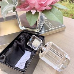 Saks  Fifth Avenue Carol Channing Black Perfume Bottle 