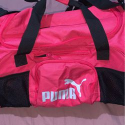 Puma Pink Duffel Bag