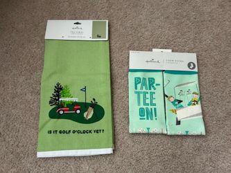 Hallmark Golf towel and Socks, gift