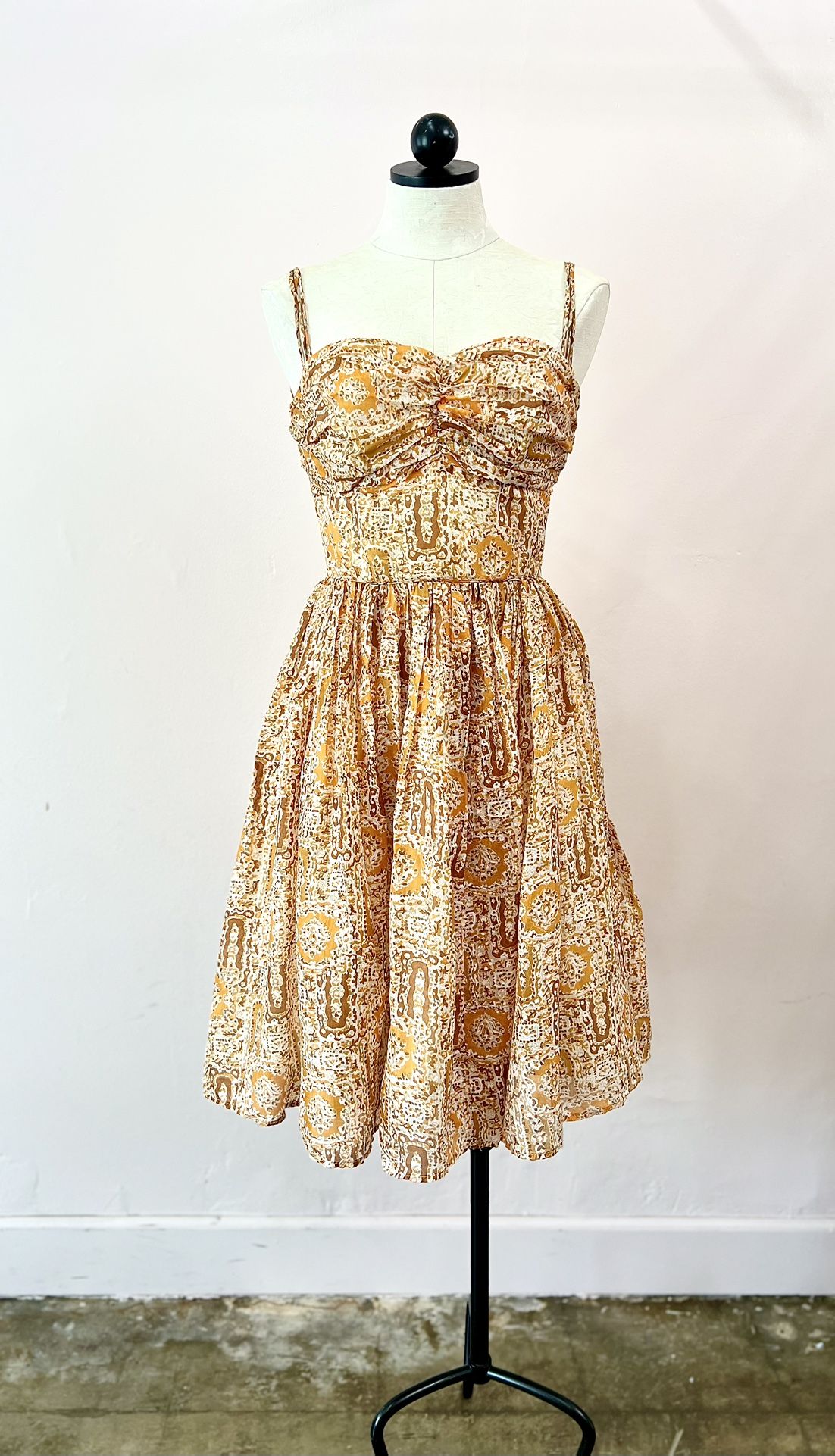 Vintage sundress women Flower