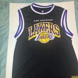 Los Angeles Lakers Men's NBA Ultra Game Black Stitched Jersey Sz S