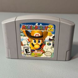Mario Party 2 (Nintendo 64, 2000) Tested Authentic Good Condition