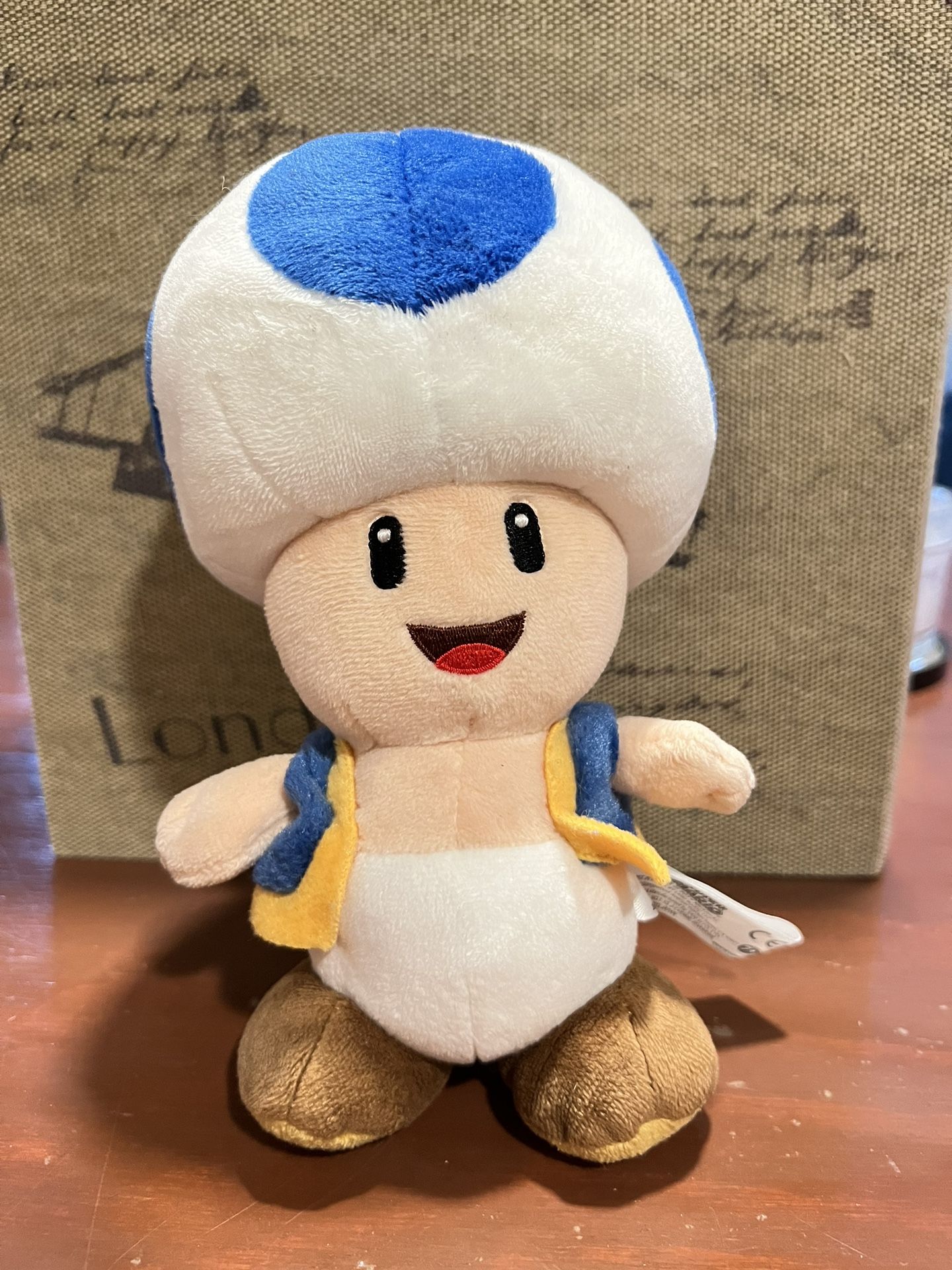 Super Mario Bros Red Toad Stuffed Plush All Star 8" Little Buddy