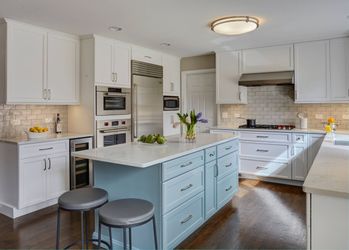 Elegant Two-Tone Cabinet at 50% Off – Limited Time 4th of July Offer