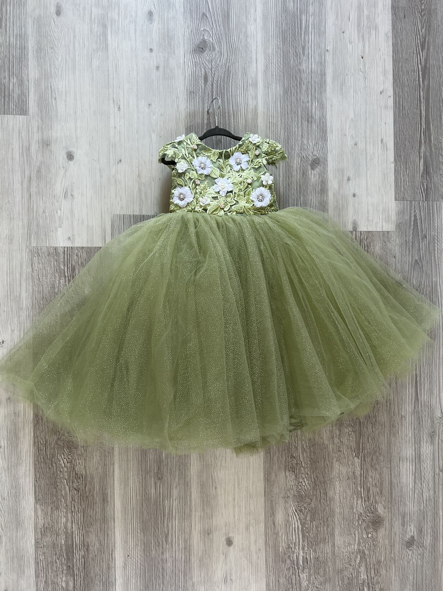 Sage Green Toddler Flower Girl dress