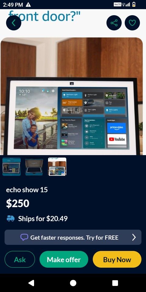 Echo 15 Tv Fire