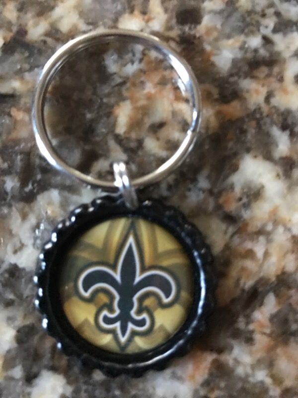 Saints keychain