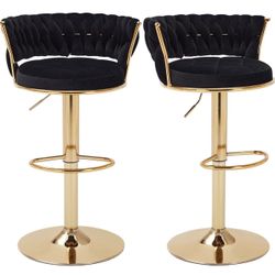 Black And Gold bar stools $100 (for Both )