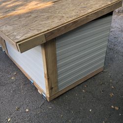 Large Outdoor Dog Shelter For Any Size Dog (Unpainted/Unfinished)
