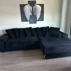 Beautiful Black Couch