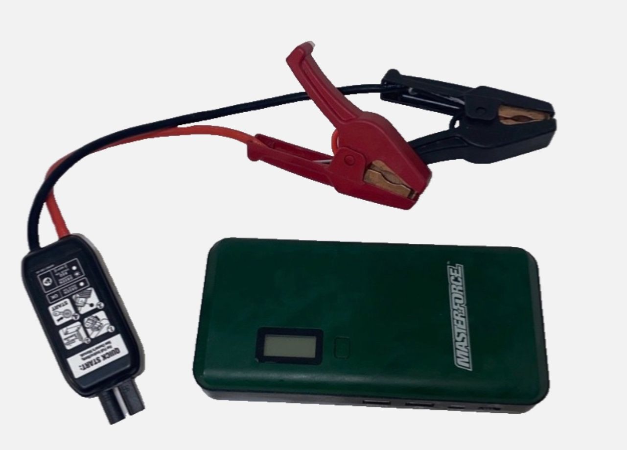 800-Amp Lithium-Ion Jump Starter w/ USB Connection,LED Light, LCD Display