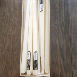 Candles- 11 Premium Hand Dipped 15" Ivory