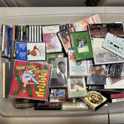 A Ton Of Cds And Cassette Tapes, Great Purchase For Reseller