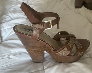 Guess Wood Platform Wedge