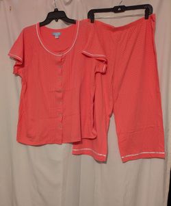 Celestial Dreams Pink Polka Dot Two Piece Pajama Set XL