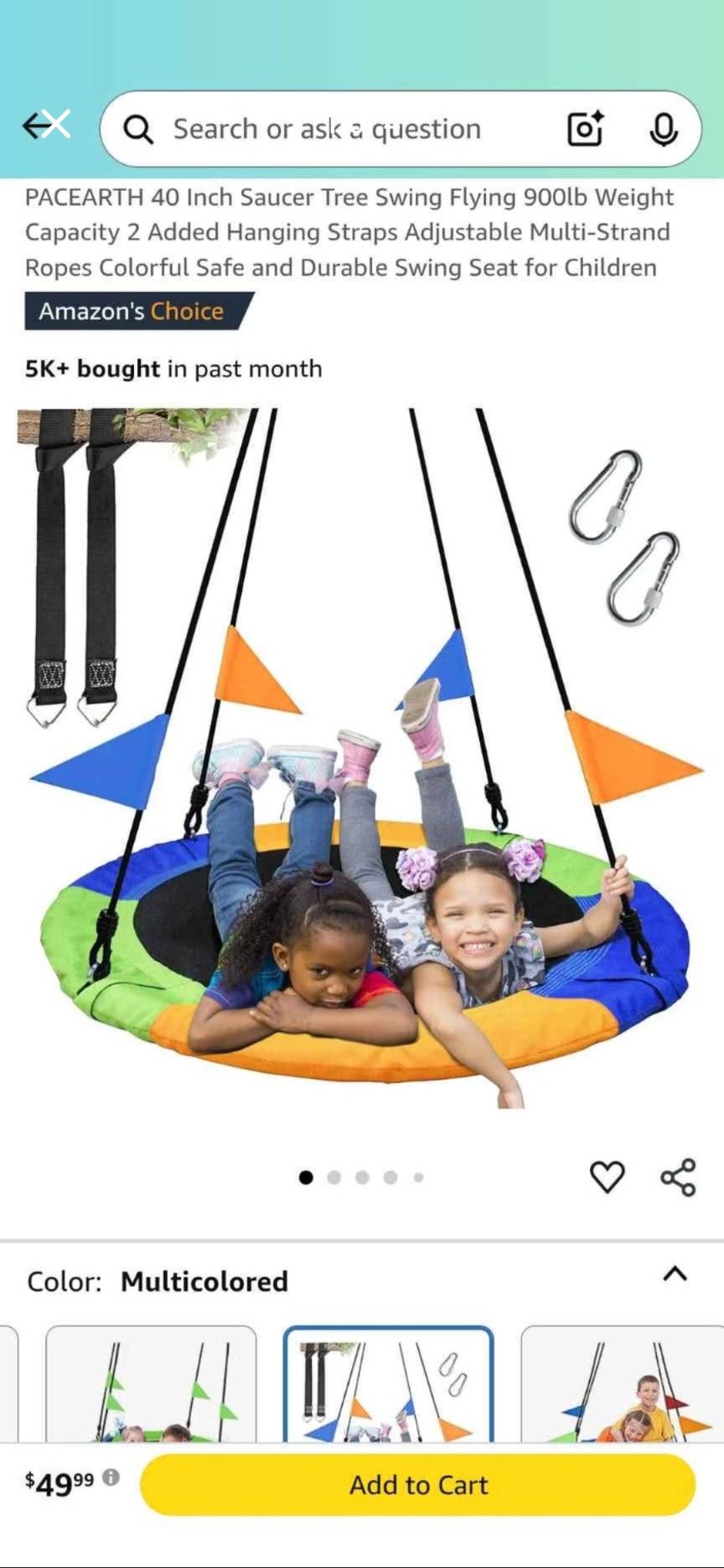 Tree Swing Replacement 