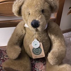 Collectible Boyds Teddy bear Mr. Jones w/glasses (not Shown) NWT Circa 2000