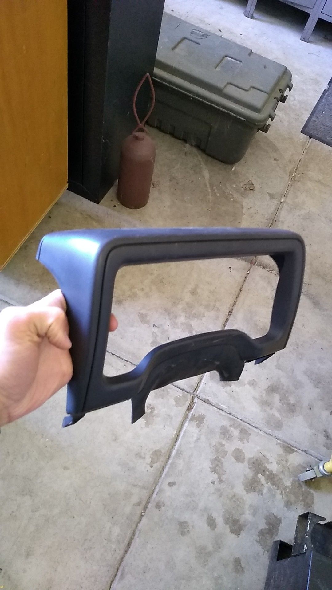 Dashboard gauge cover for TJ Jeep