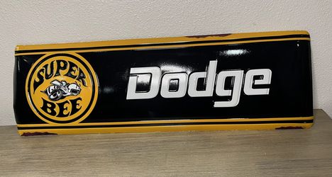 Dodge Super Bee Metal Wall Art Garage Sign* New*