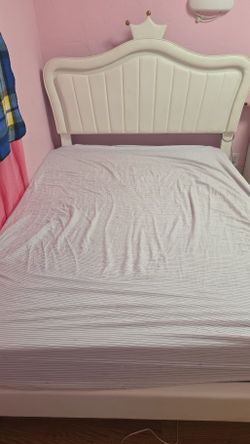 Princess Bed Brand New With mattress Hardly Used