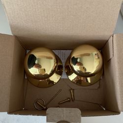 Schlage Allegiant Brass Non Turning Door Knobs