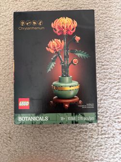 Chrysanthemum Flower Lego Set-NEVER OPEN