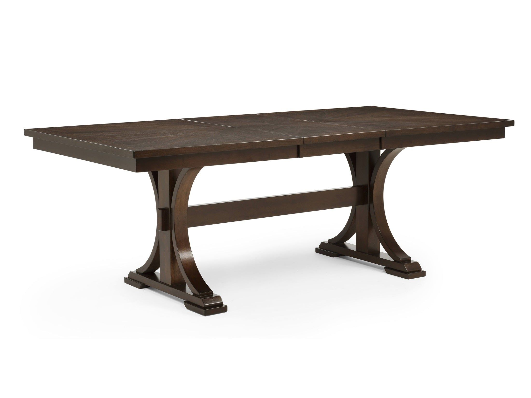 Hamil Brown Extendable Dining Table