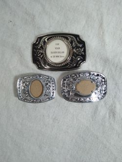 Lapidary Western Belt Buckle Cabochon Settings 