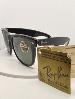 NOS 1987 Bausch & Lomb Ray-Ban 50th Anniversary Wayfarer II