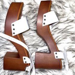 White Platform Heels