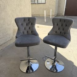 4 Gray Bar Stools Long Beach