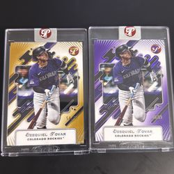 2025 Topps Pristine - Ezequiel Tovar #123 Gold Refractor /50 (RC)